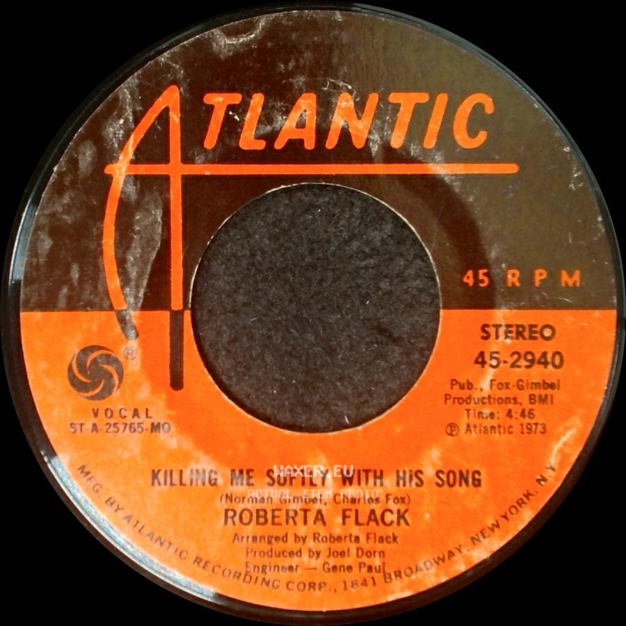 Roberta Flack - Just Like A Woman / Killing Me Softly With His Song side B