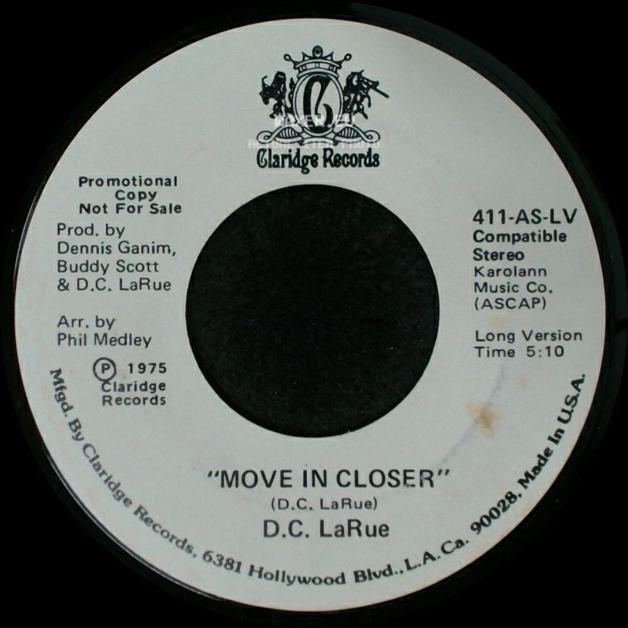 D.C. Larue - Move In Closer / Move In Closer side A