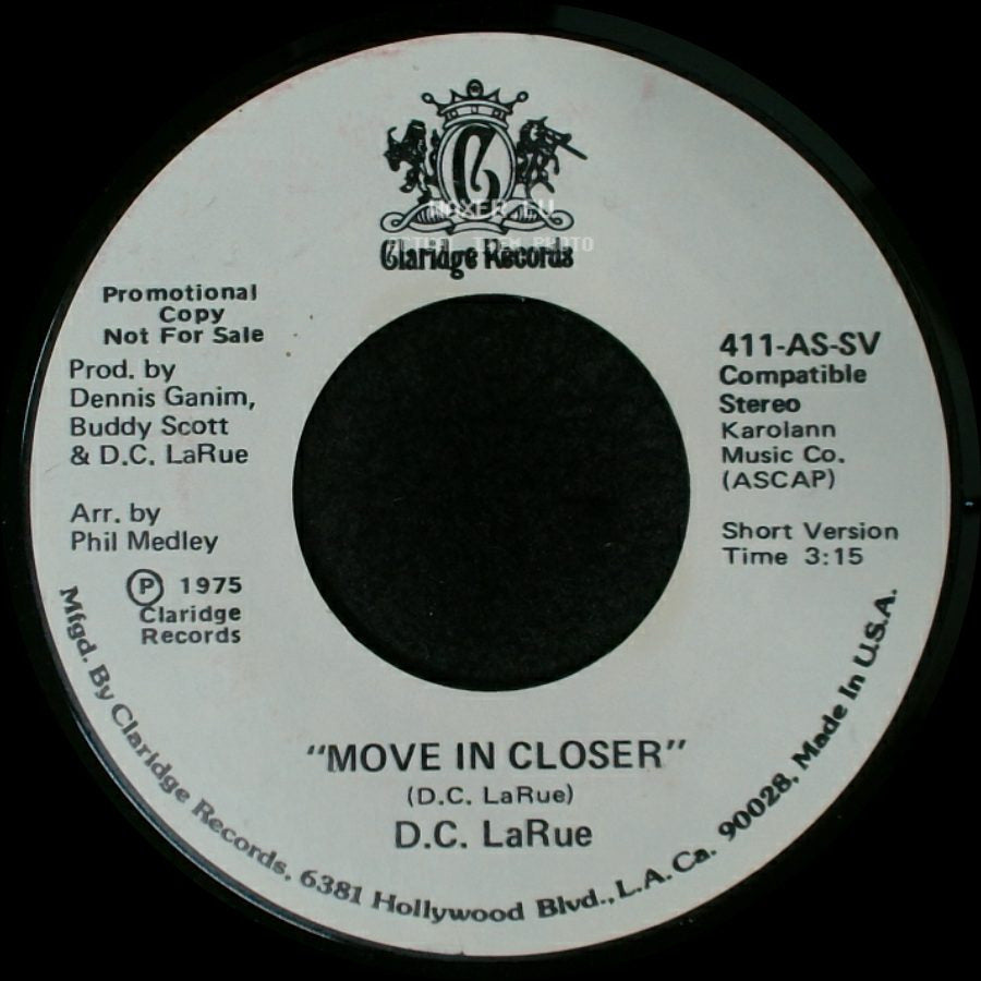 D.C. Larue - Move In Closer / Move In Closer side B