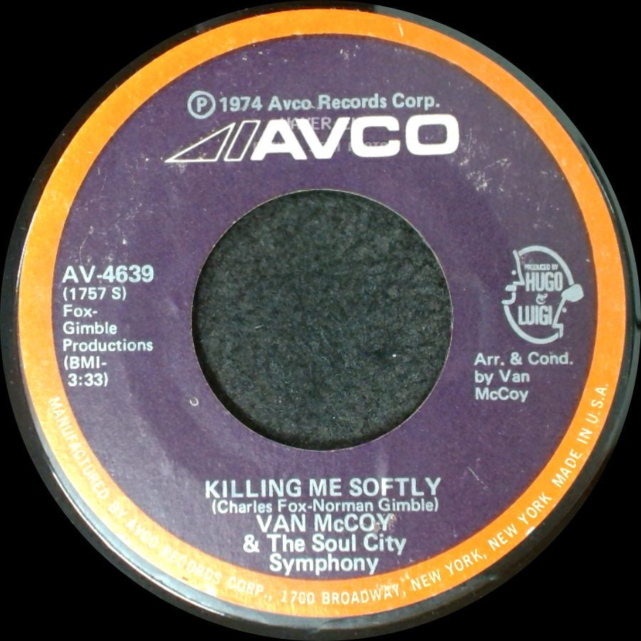 Van Mccoy & The Soul City Symphony - Love Is The Answer / Killing Me Softly side B