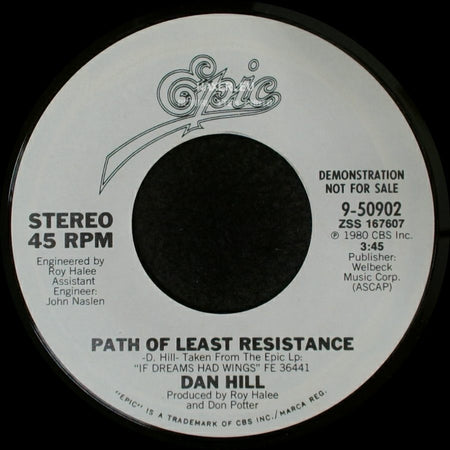 Dan Hill - Path Of Least Resistance / Path Of Least Resistance side B