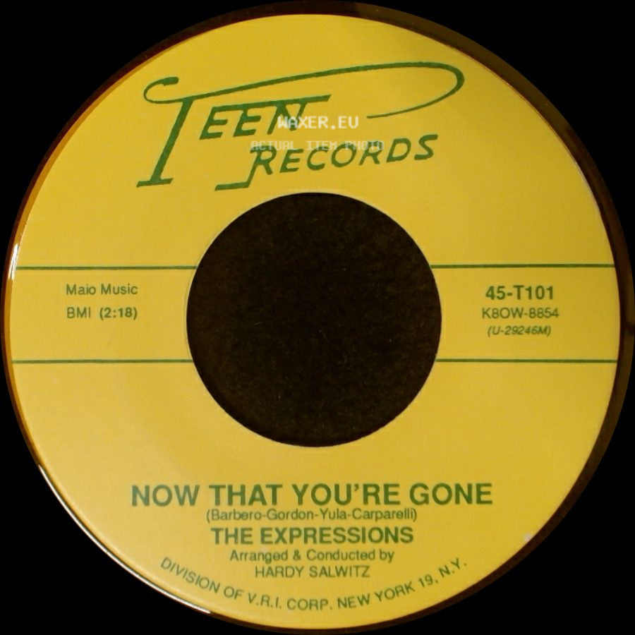 The Expressions - Crazy / Now That You're Gone side B