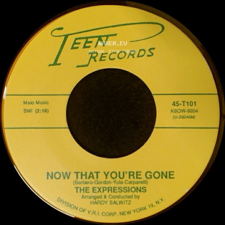 The Expressions - Crazy / Now That You're Gone side B