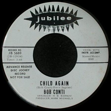 Bob Conti - Child Again / Child Again side B