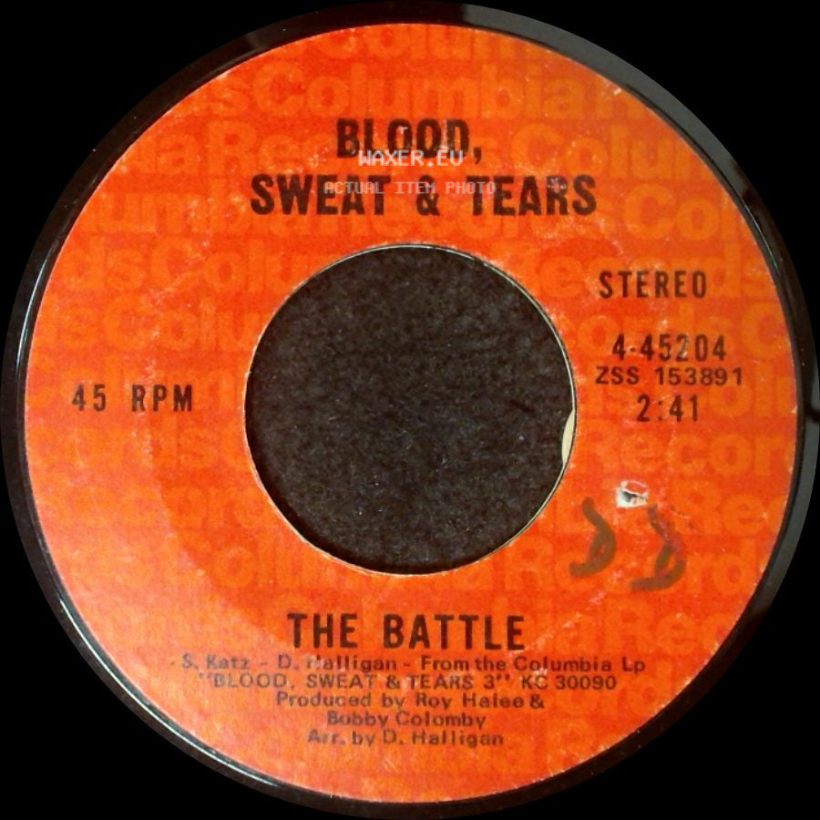 Blood, Sweat & Tears - The Battle / Hi-De-Ho side A