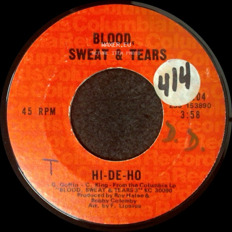 Blood, Sweat & Tears - The Battle / Hi-De-Ho side B