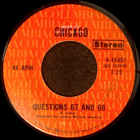 Chicago - I'm A Man / Questions 67 And 68 side B