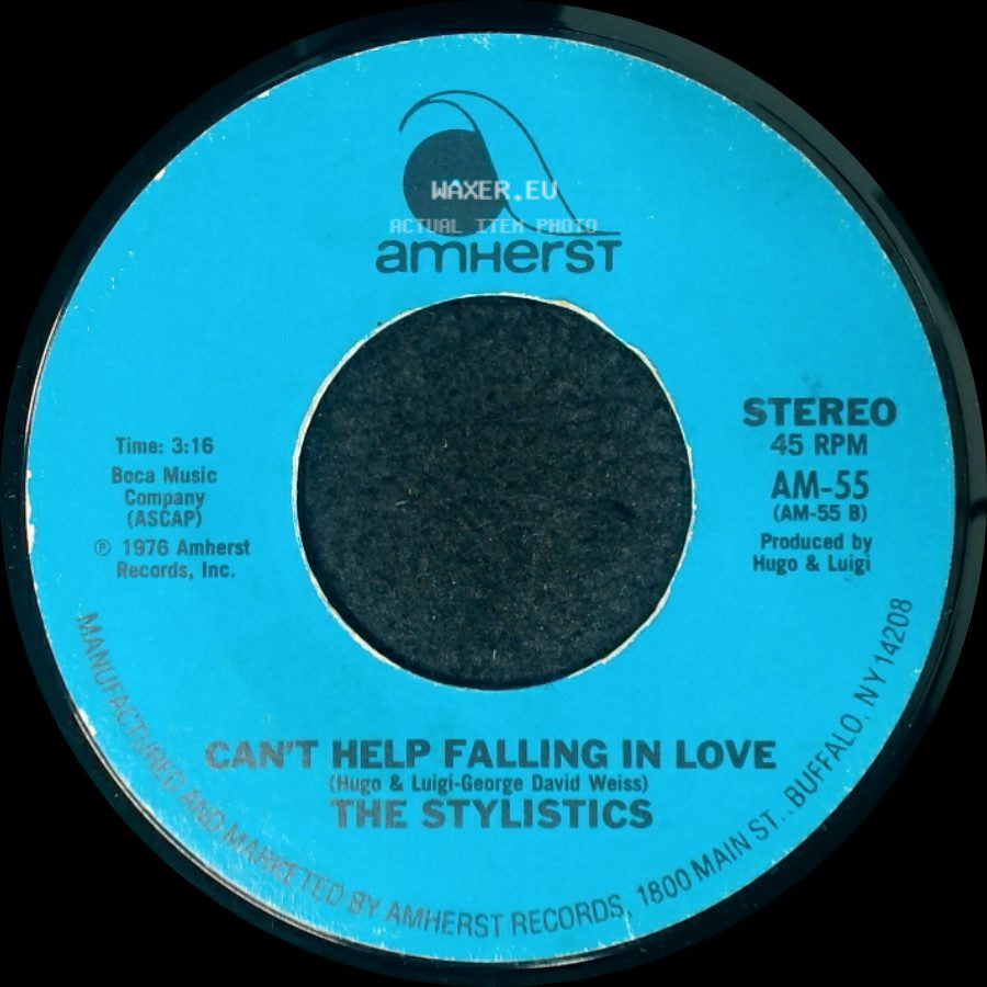 The Stylistics - Heavy Fallin' Out / Can't Help Falling In Love side B