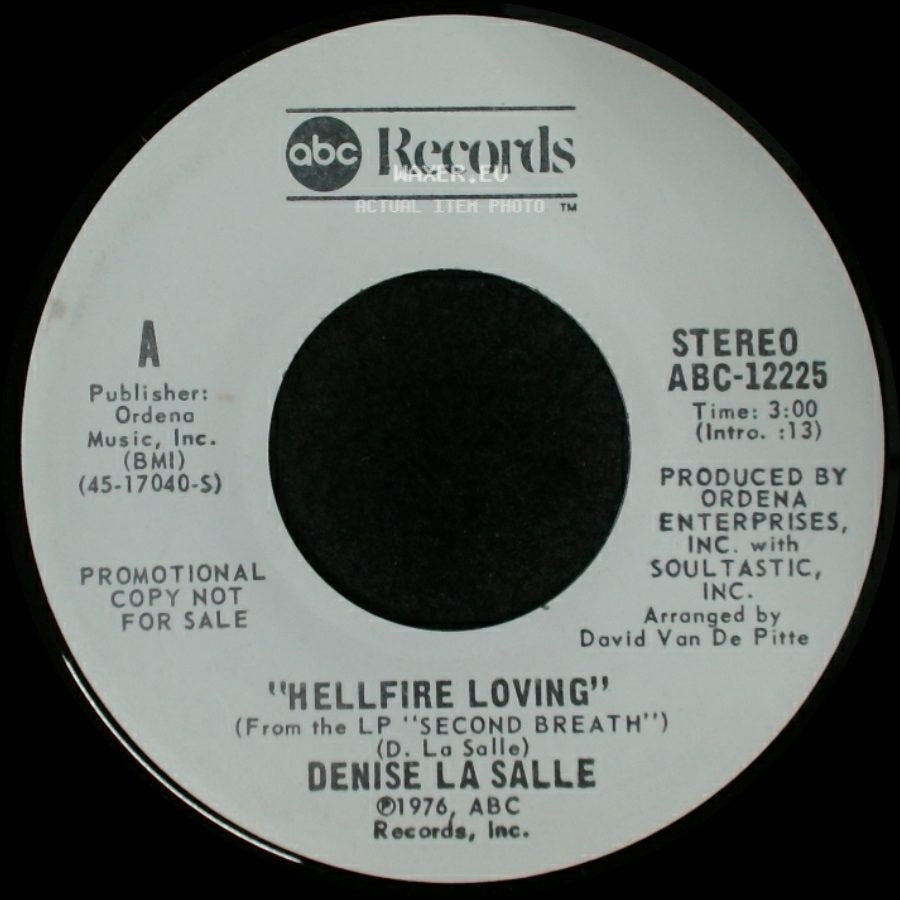 Denise La Salle - Hellfire Loving / Hellfire Loving side A