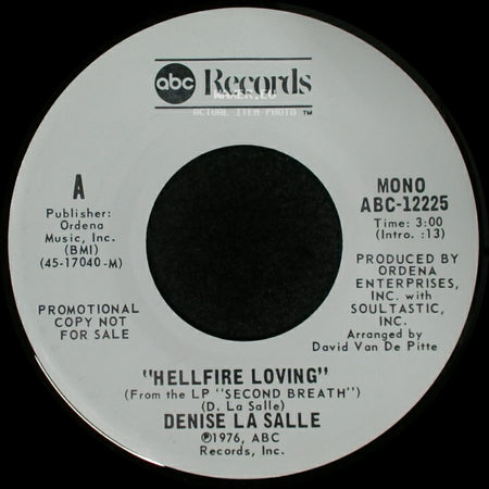 Denise La Salle - Hellfire Loving / Hellfire Loving side B