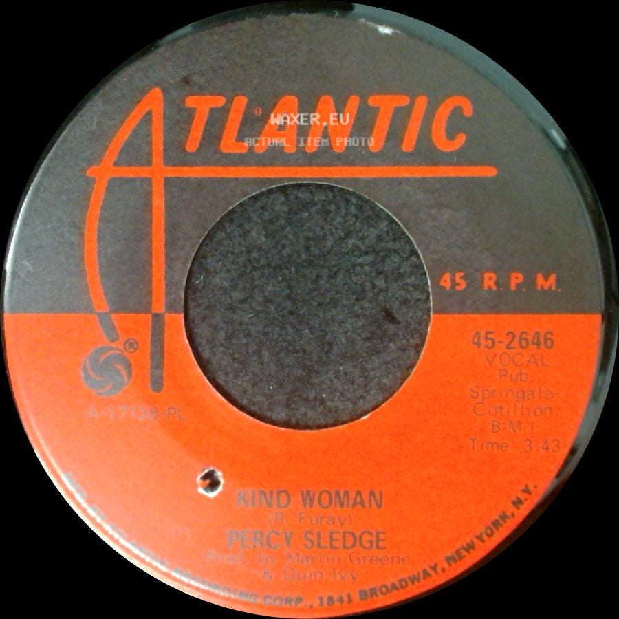 Percy Sledge - Woman Of The Night / Kind Woman side B