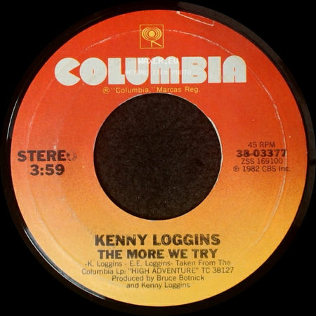 Kenny Loggins - Heart To Heart / The More We Try side B