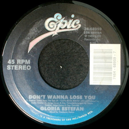 Gloria Estefan - Don't Wanna Lose You / Si Voy A Perderte side A