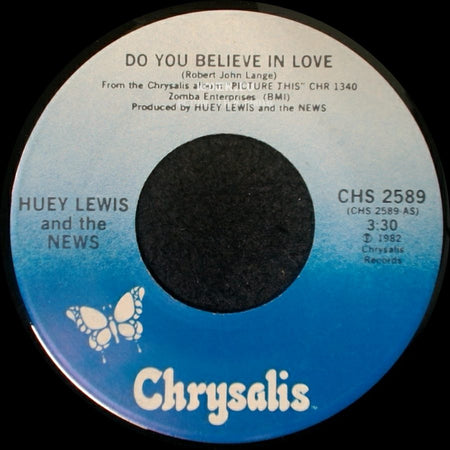 Huey Lewis And The News - Is It Me / Do You Believe In Love side B