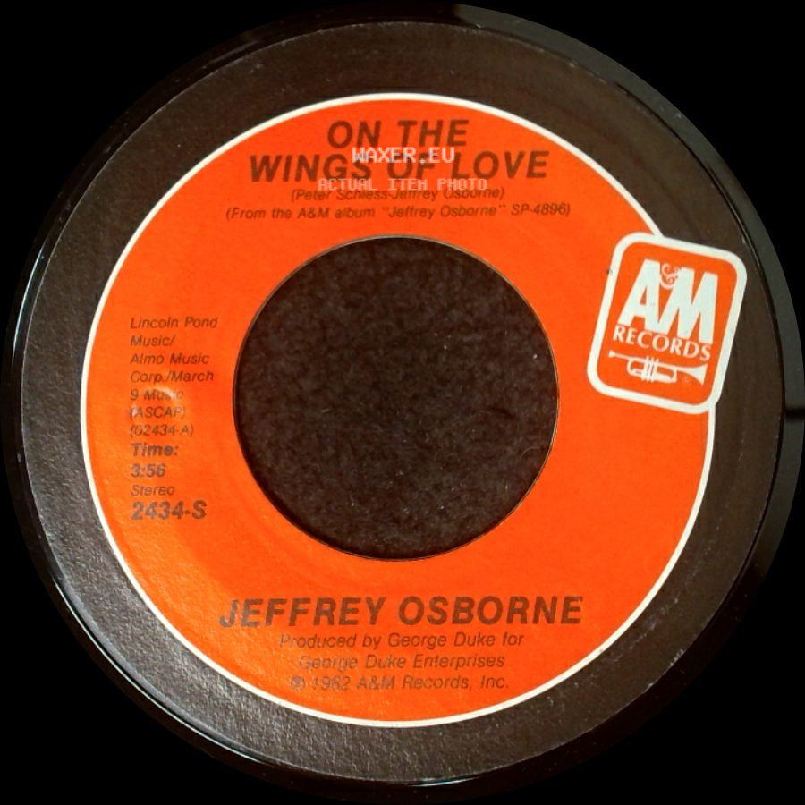 Jeffrey Osborne - I'm Beggin' / On The Wings Of Love side B