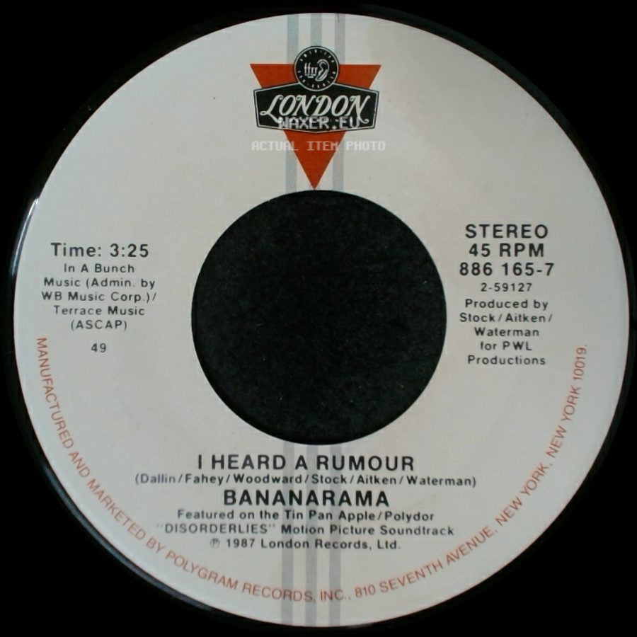 Bananarama - Clean Cut Boy (Party Size) / I Heard A Rumour side B