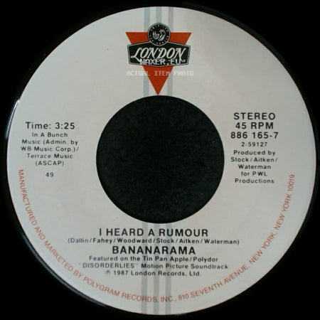 Bananarama - Clean Cut Boy (Party Size) / I Heard A Rumour side B