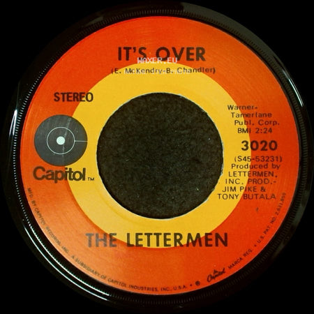 The Lettermen - It's Over / Everything Is Good About You side A