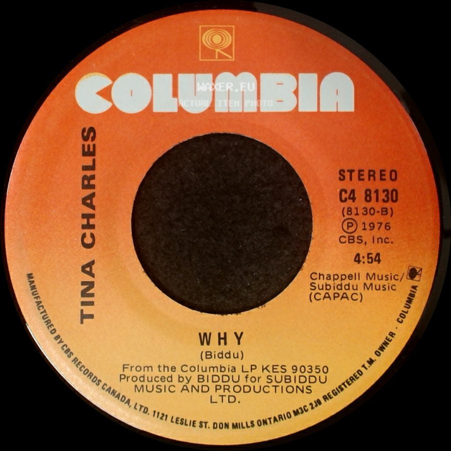 Tina Charles - Hold Me / Why side B
