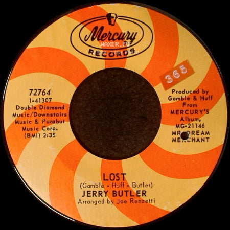 Jerry Butler - You Don't Know What You Got Until You Lose It / Lost side B