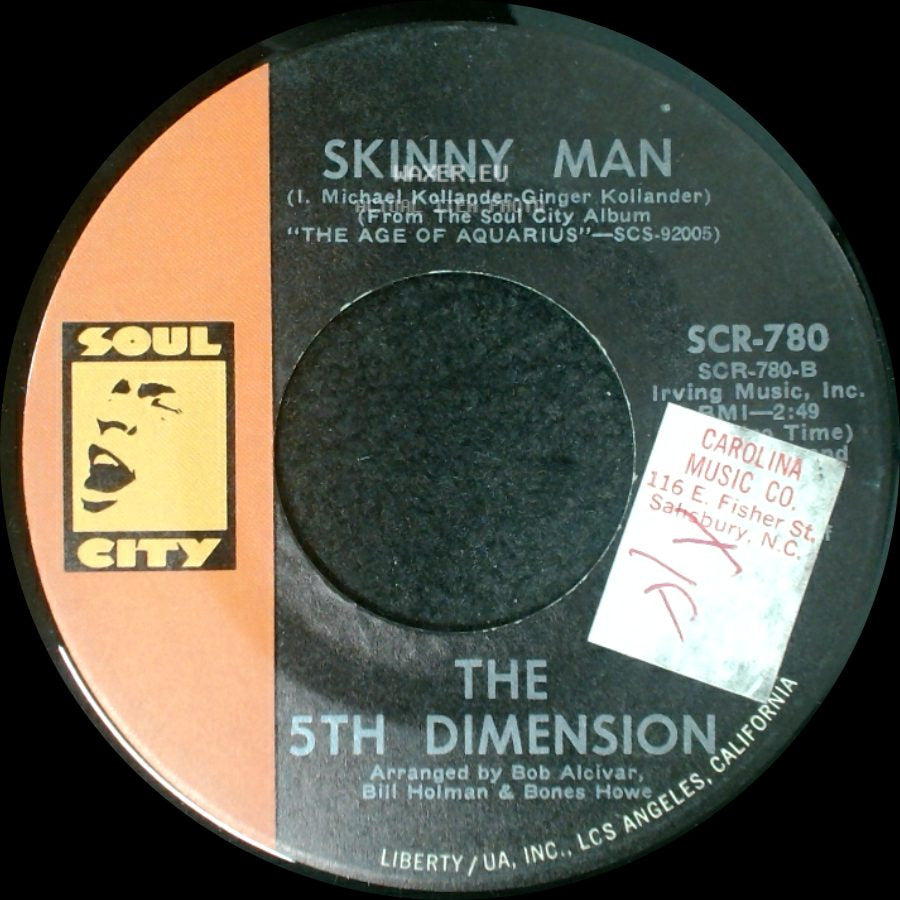 The 5Th Dimension - Skinny Man / Blowing Away side A