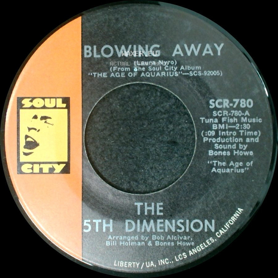 The 5Th Dimension - Skinny Man / Blowing Away side B
