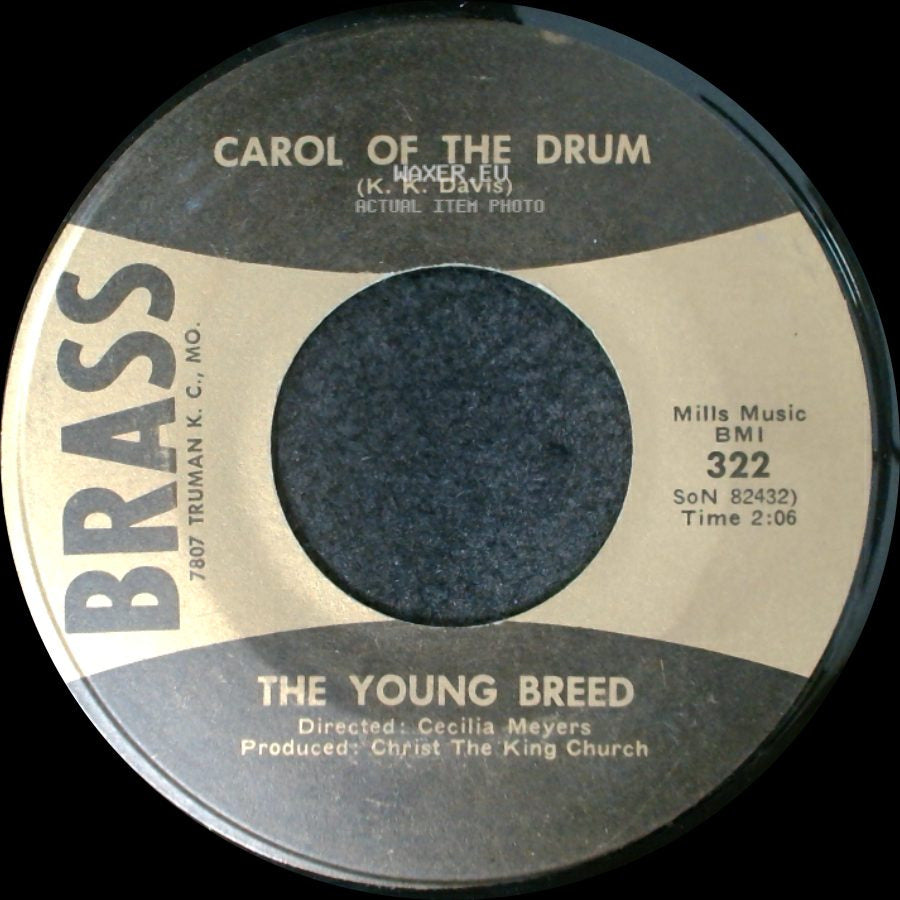 The Young Breed - Let There Be Peace / Carol Of The Drum side B