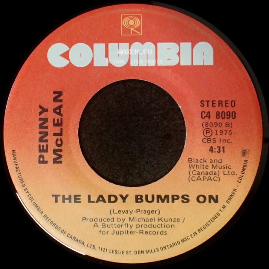 Penny Mcclean - Lady Bump / The Lady Bumps On side B