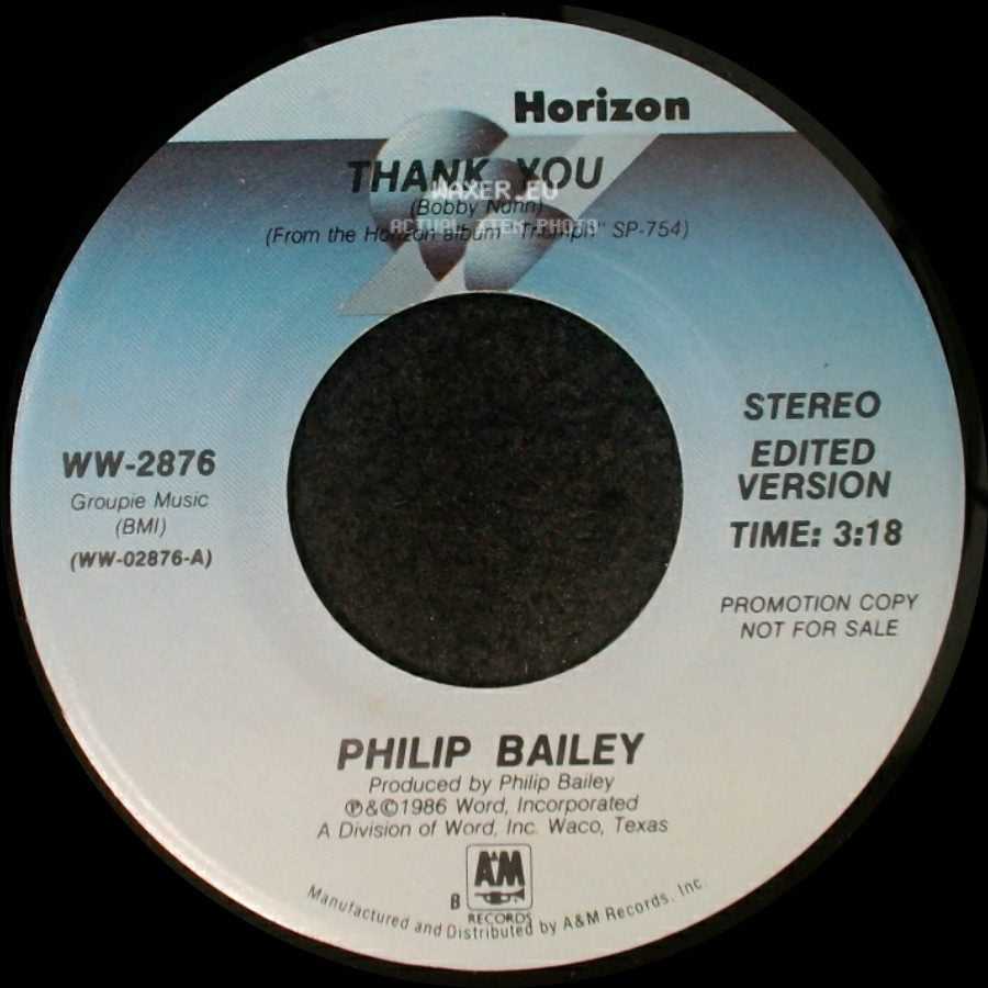Philip Bailey - Thank You / All Soldiers side A