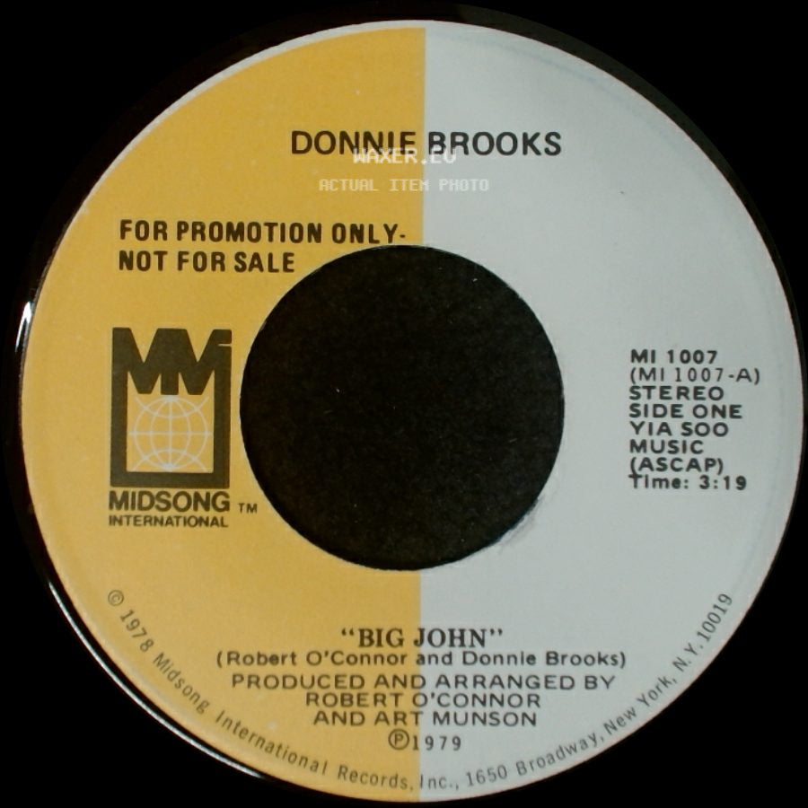 Donnie Brooks - Big John / Big John side B