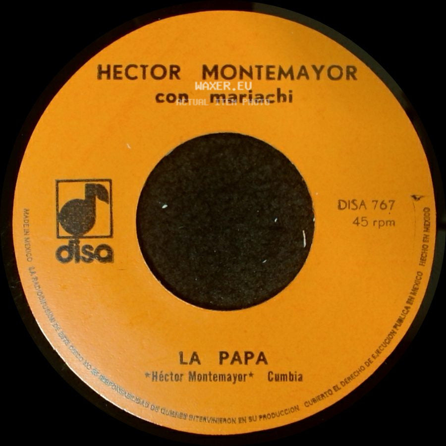 Hector Montemayor Con Mariachi - La Papa / Billetes Verdes side A