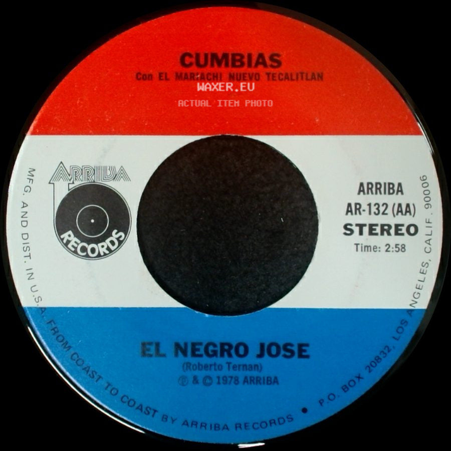 Cumbias Con El Mariachi Nuevo Tecalitlan / El Negro Jose - No Pidas Mas Perdon (Salome) / Cumbias Con El Mariachi Nuevo Tecalitlan side B