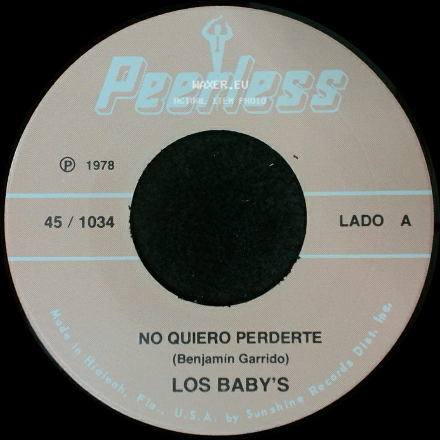Los Baby's - No Quiero Perderte / Amor Del Alma side A