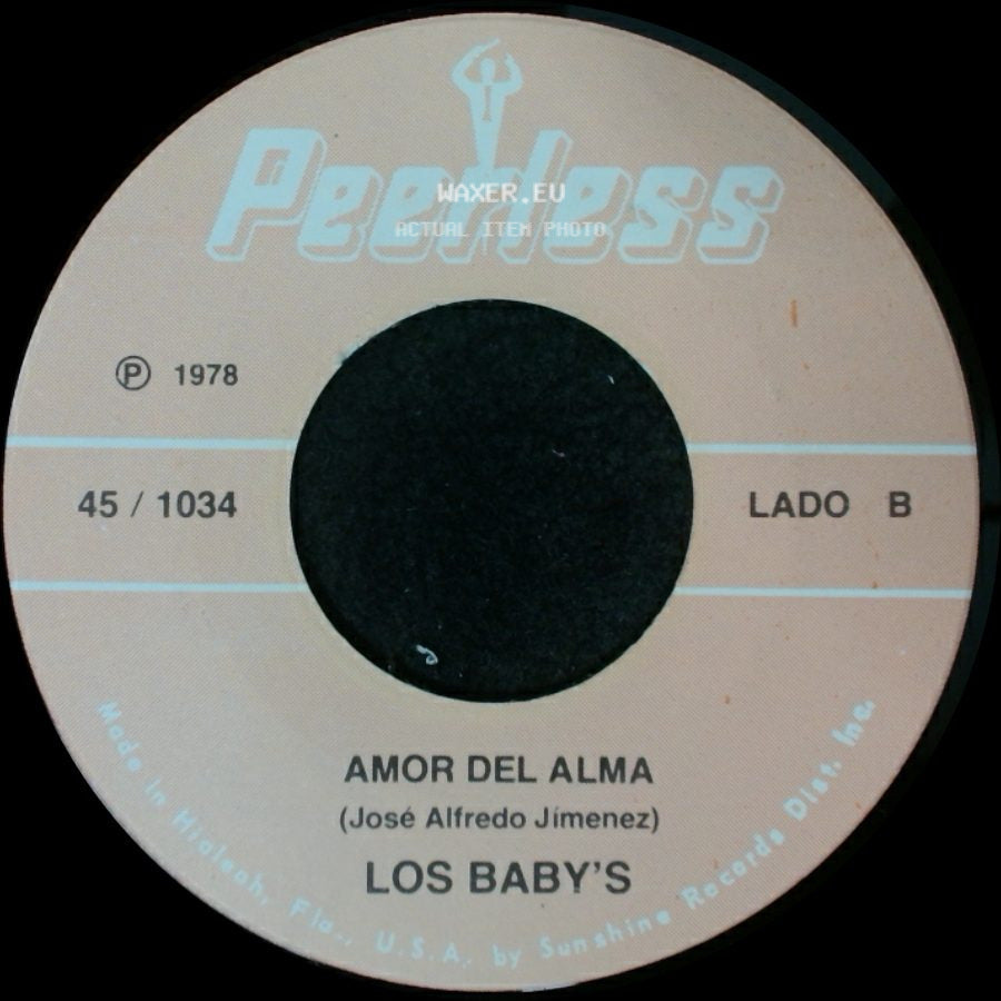 Los Baby's - No Quiero Perderte / Amor Del Alma side B