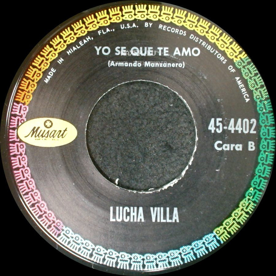 Lucha Villa - Colorcito De Sandia / Yo Se Que Te Amo side B