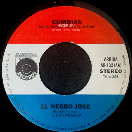 Cumbias Con El Mariachi Nuevo Tecalitlan / El Negro Jose - No Pidas Mas Perdon (Salome) / Cumbias side B