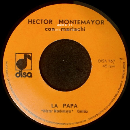 Hector Montemayor Con Mariachi - Billetes Verdes / La Papa side B
