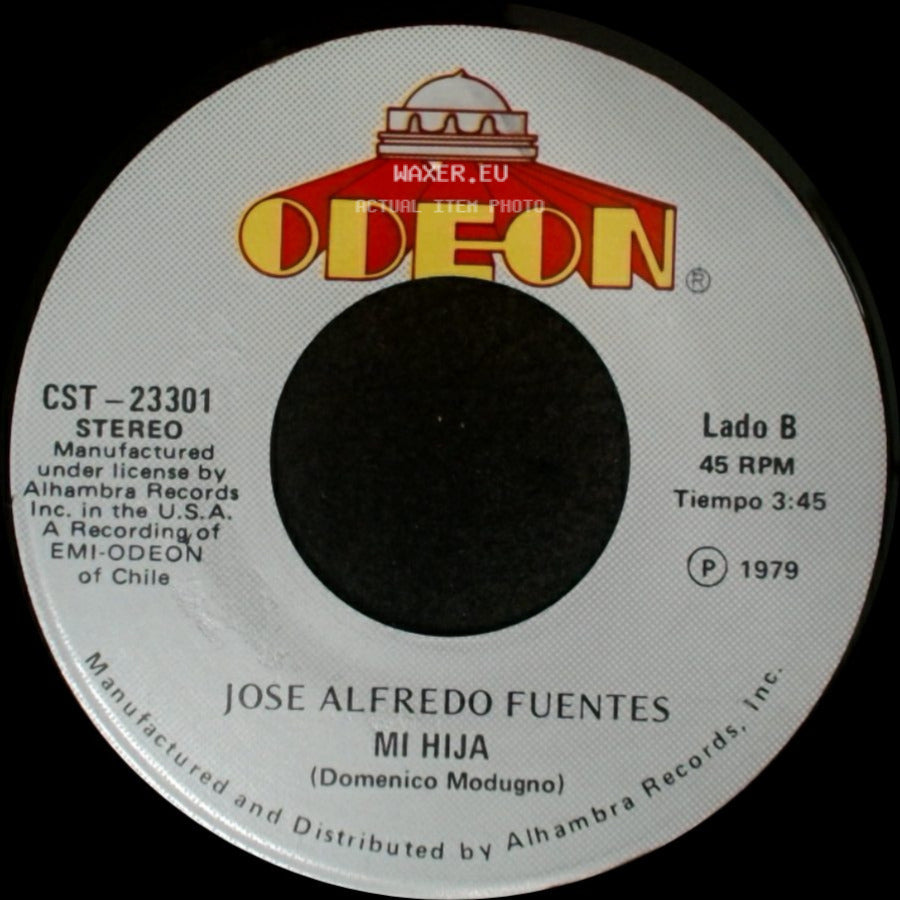 Jose Alfredo Fuentes - Mar Y Cielo / Mi Hija side B