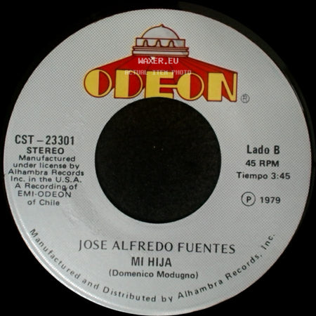 Jose Alfredo Fuentes - Mar Y Cielo / Mi Hija side B