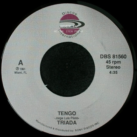 Triada - Tengo / Tengo side A