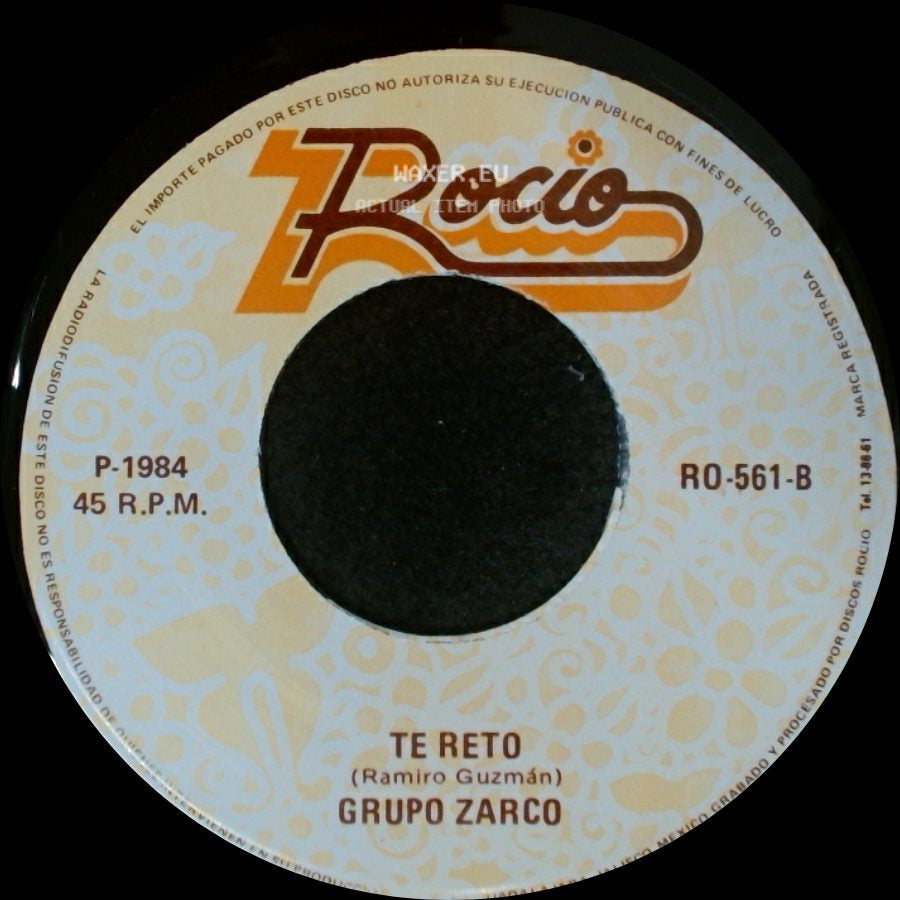 Grupo Zarco - Separacion / Te Reto side B