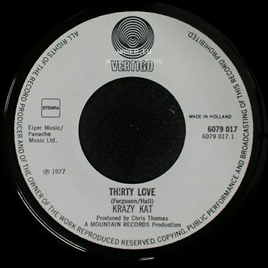 Krazy Kat - How They Crossed The Pole / Thirty Love side B