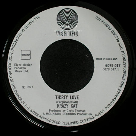 Krazy Kat - How They Crossed The Pole / Thirty Love side B