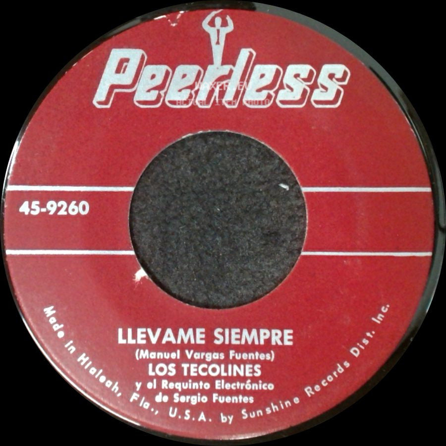 Los Tecolines / Los Tecolines Y El Requinto Electrónico De Sergio Fuentes - Dejame En Paz / Llevame Siempre side B