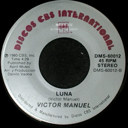 Victor Manuel - Quien Puso Mas / Luna side B