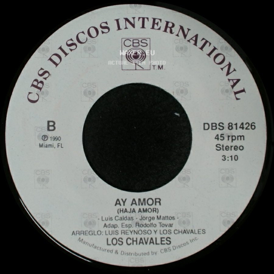 Los Chavales - Mar De Emociones / Ay Amor (Haja Amor) side B