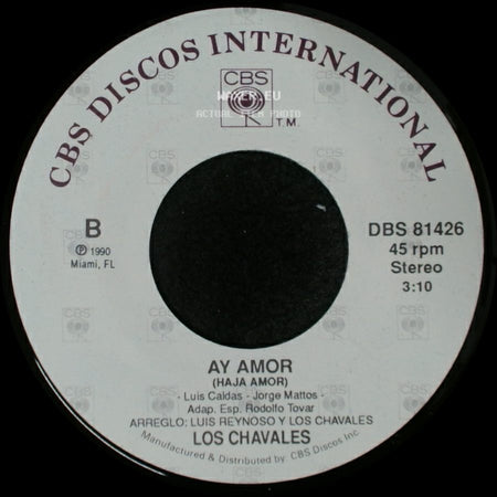 Los Chavales - Mar De Emociones / Ay Amor (Haja Amor) side B