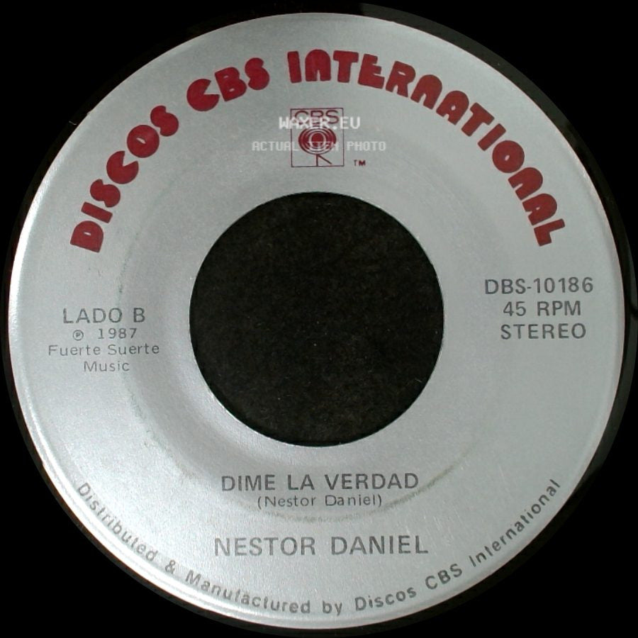 Nestor Daniel - Tomame Como Soy / Dime La Verdad side B