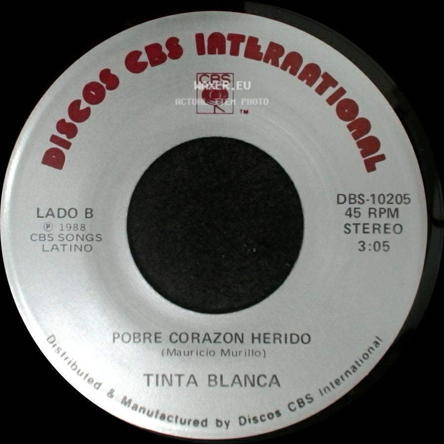 Tinta Blanca - Pobre Corazon Herido / Pobre Corazon Herido side B