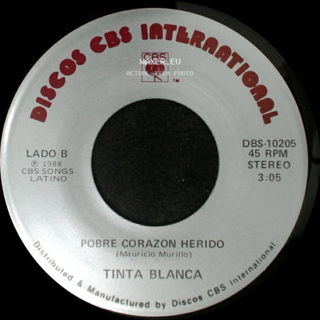 Tinta Blanca - Pobre Corazon Herido / Pobre Corazon Herido side B